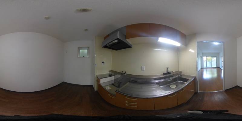 パノラマ画像キッチン