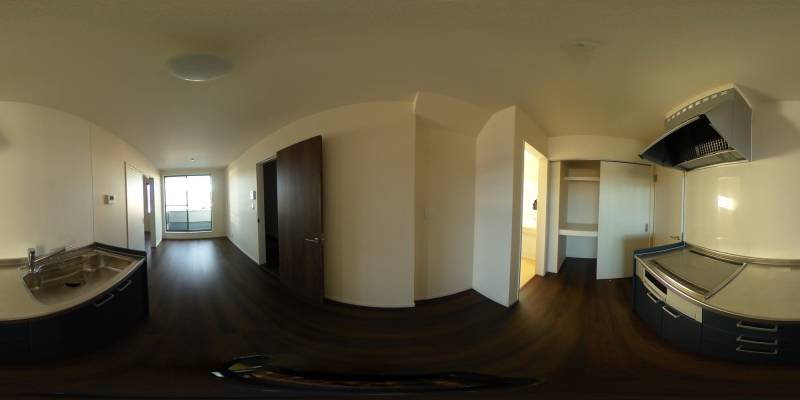 パノラマ画像キッチン