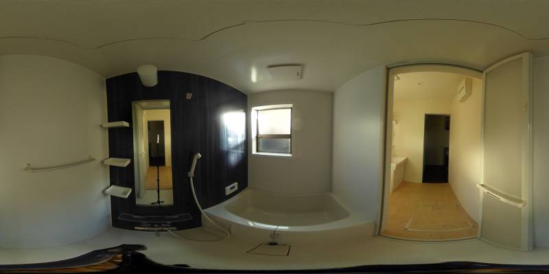 パノラマ画像バスルーム