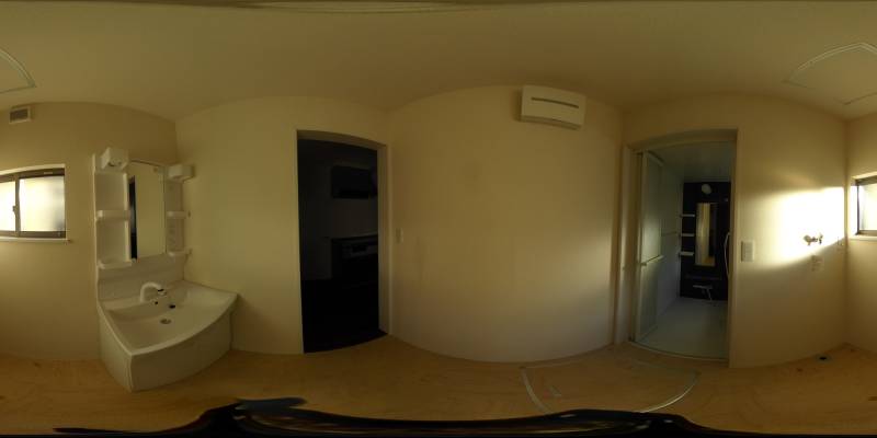 パノラマ画像洗面所