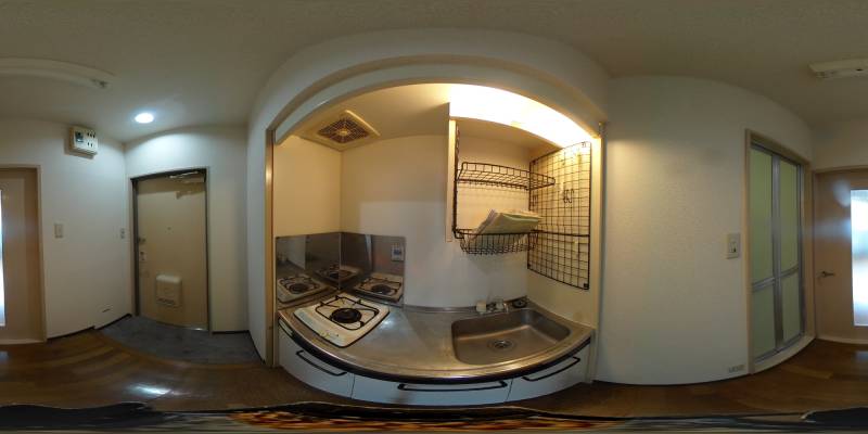 パノラマ画像キッチン