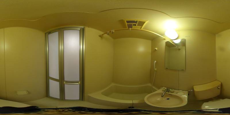 パノラマ画像バスルーム