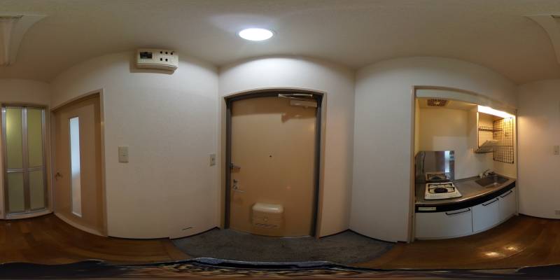 パノラマ画像玄関