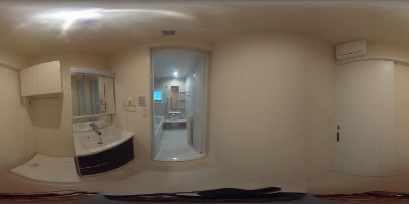 パノラマ画像洗面所