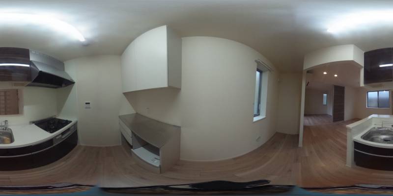 パノラマ画像キッチン