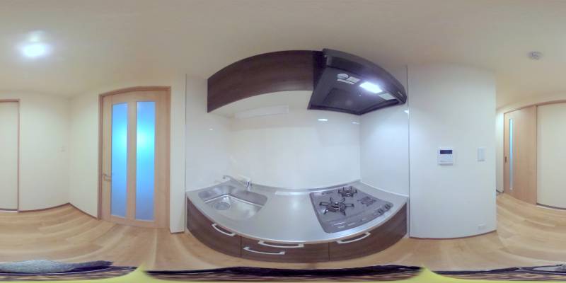 パノラマ画像キッチン