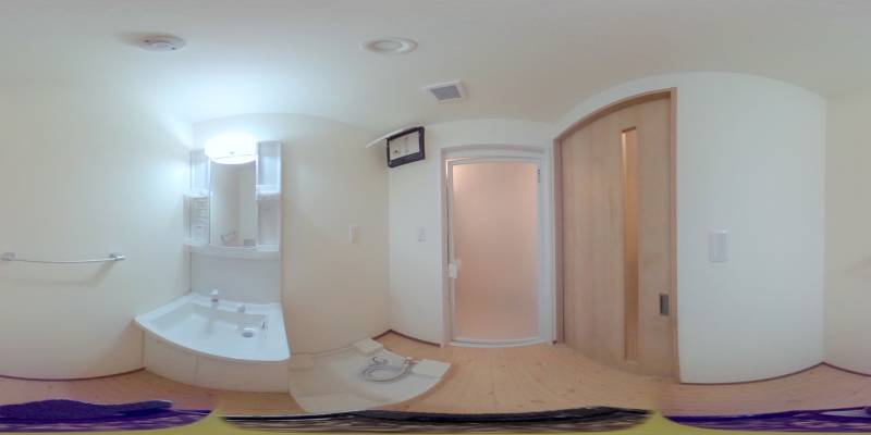 パノラマ画像洗面所