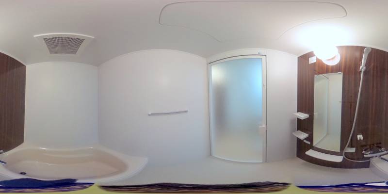 パノラマ画像バスルーム