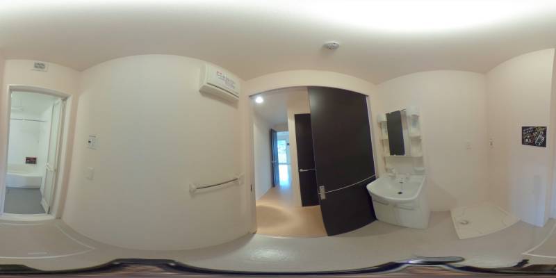 パノラマ画像洗面所