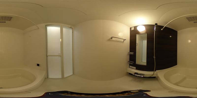 パノラマ画像バスルーム