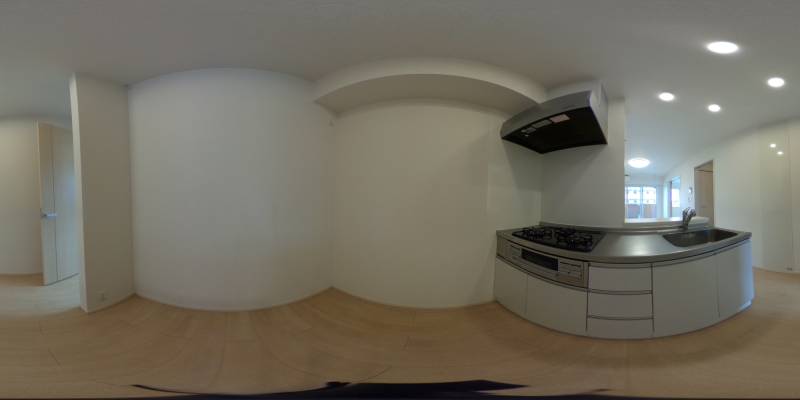 パノラマ画像キッチン