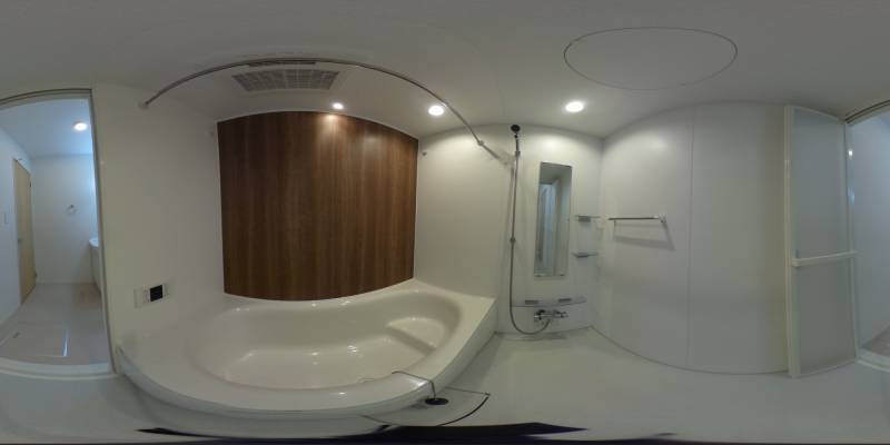 パノラマ画像バスルーム