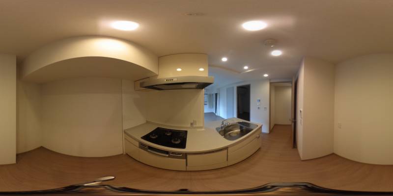 パノラマ画像キッチン