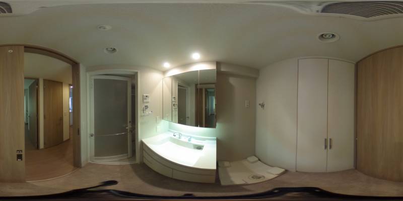 パノラマ画像バスルーム