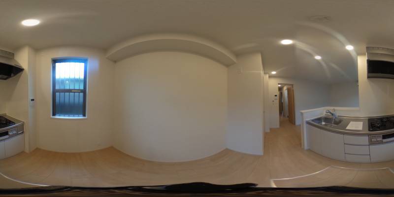 パノラマ画像キッチン