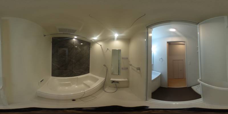 パノラマ画像バスルーム