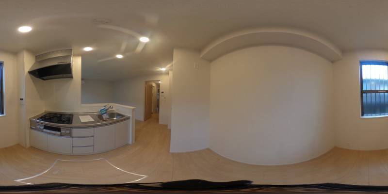 パノラマ画像キッチン