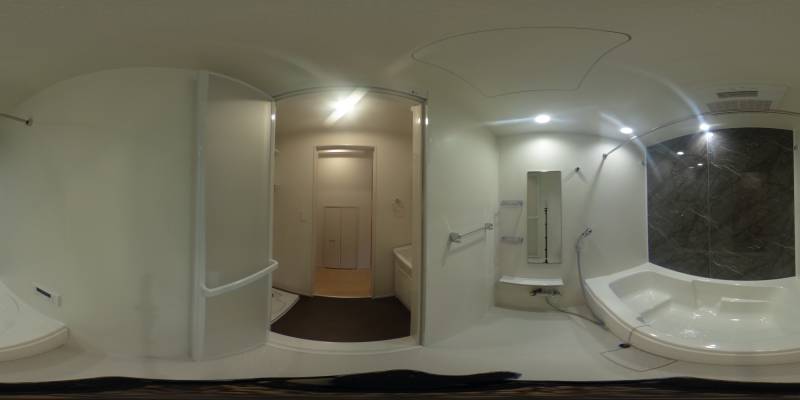 パノラマ画像バスルーム