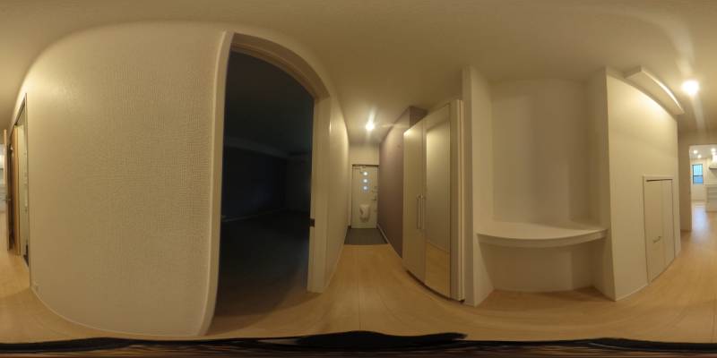 パノラマ画像玄関