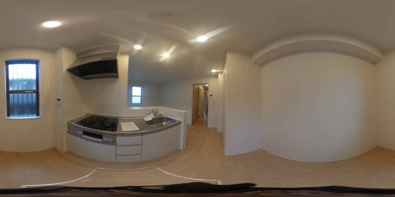 パノラマ画像キッチン