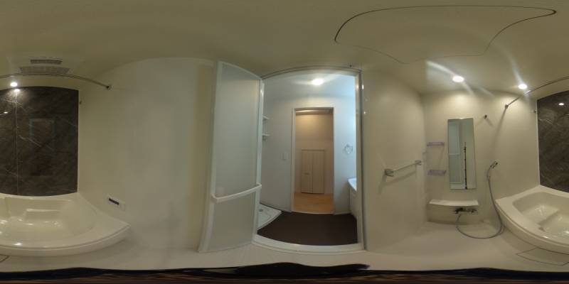 パノラマ画像バスルーム