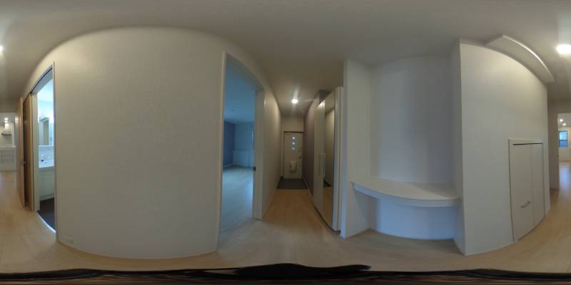 パノラマ画像玄関