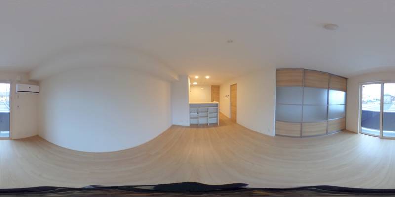 パノラマ画像リビング