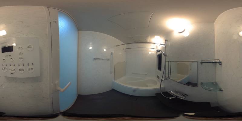 パノラマ画像バスルーム