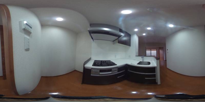 パノラマ画像キッチン