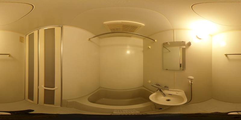 パノラマ画像バスルーム