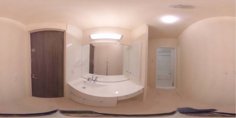 パノラマ画像洗面所