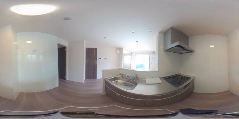 パノラマ画像キッチン