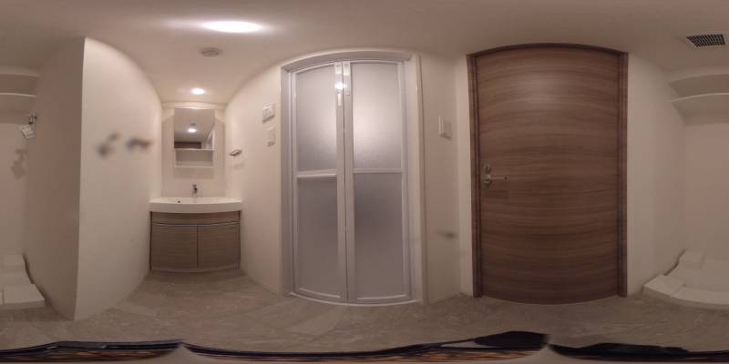 パノラマ画像洗面所