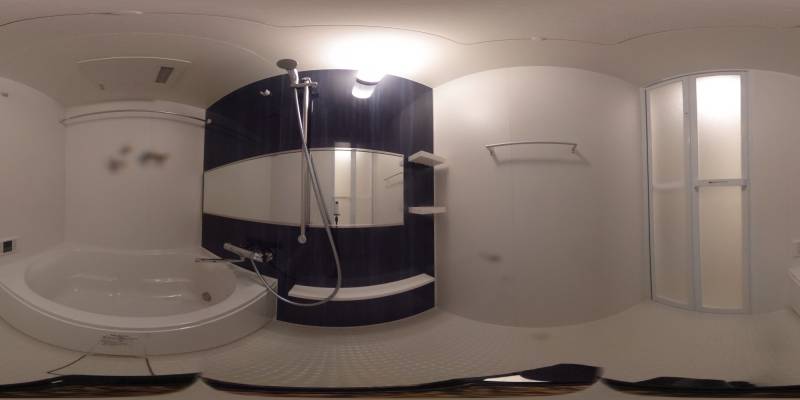 パノラマ画像バスルーム