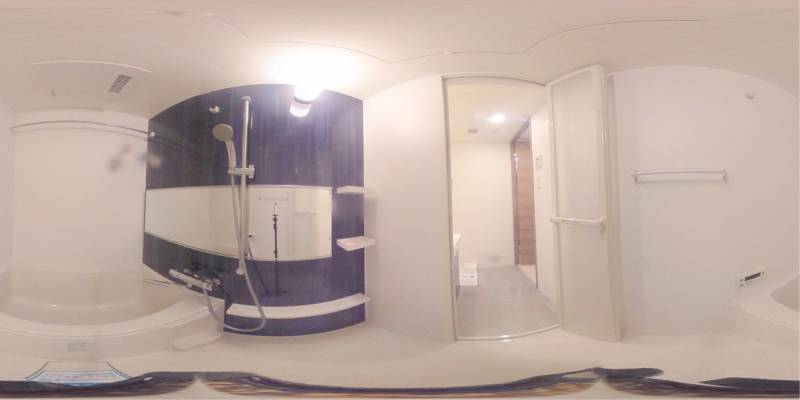 パノラマ画像バスルーム