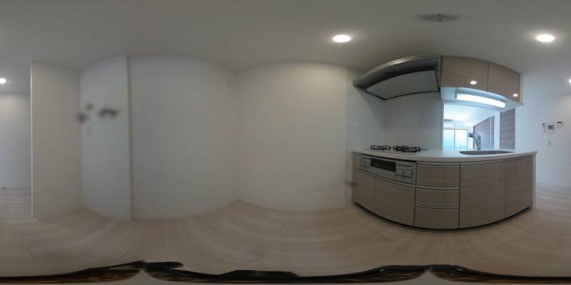 パノラマ画像キッチン