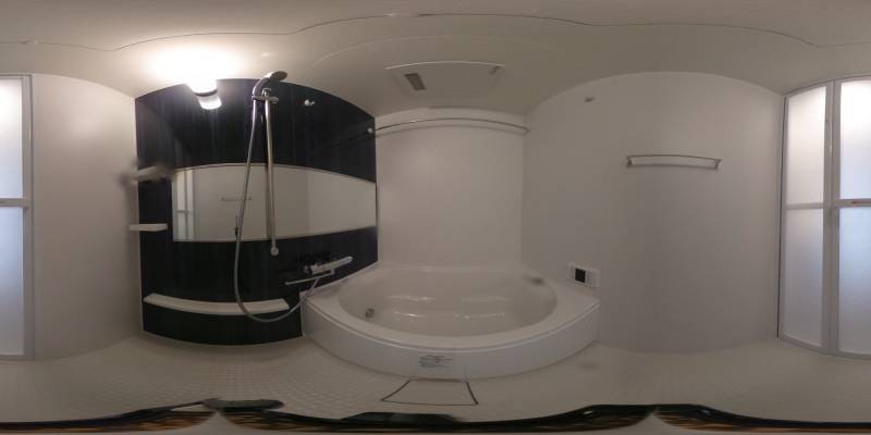 パノラマ画像バスルーム