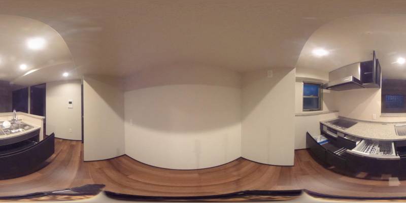 パノラマ画像キッチン