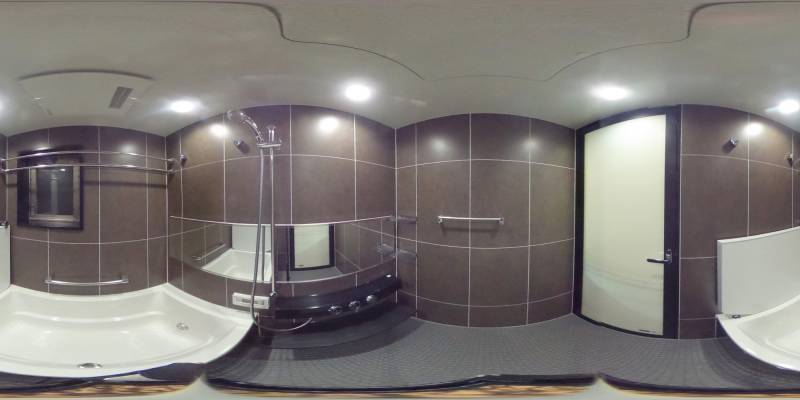 パノラマ画像バスルーム