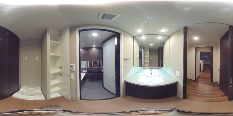 パノラマ画像洗面所