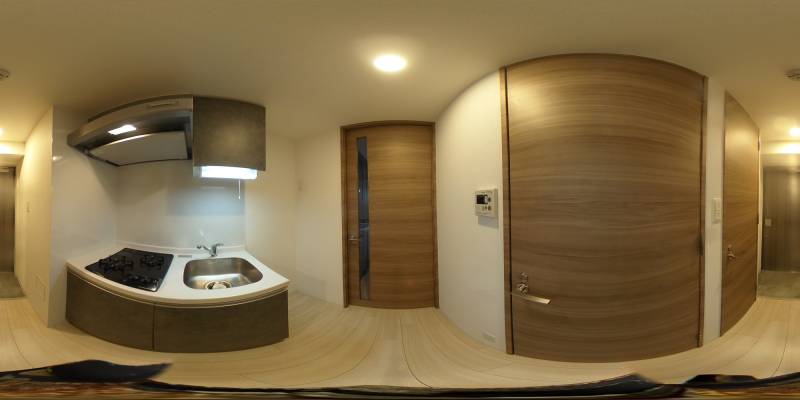 パノラマ画像キッチン