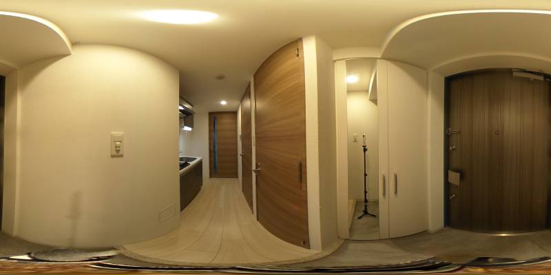 パノラマ画像玄関