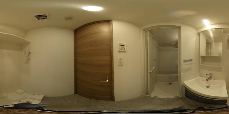 パノラマ画像洗面所