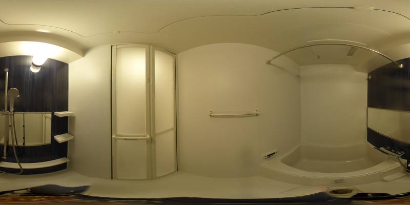 パノラマ画像バスルーム