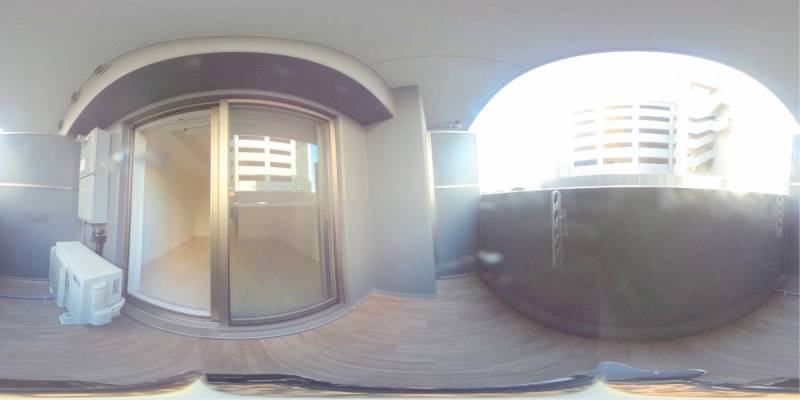 パノラマ画像バルコニー