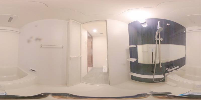 パノラマ画像バスルーム