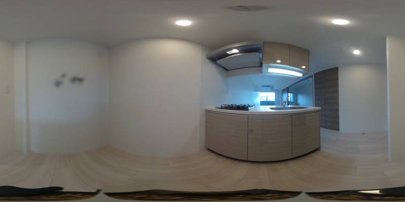 パノラマ画像キッチン