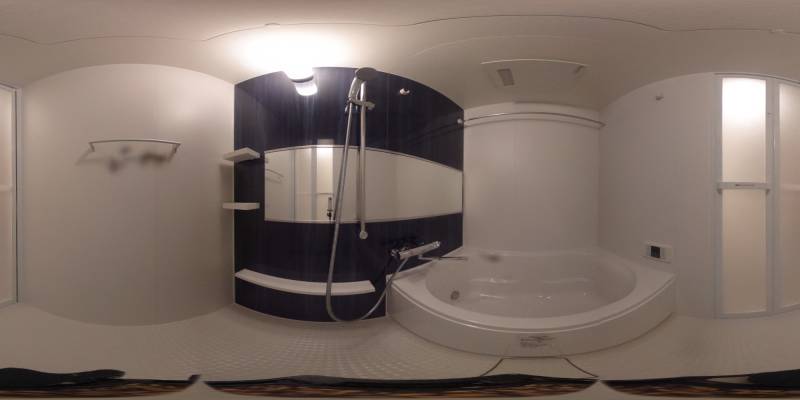 パノラマ画像バスルーム