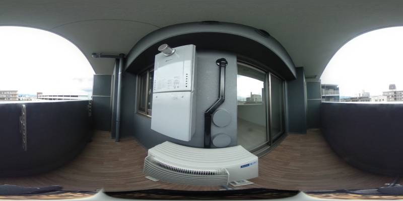 パノラマ画像バルコニー