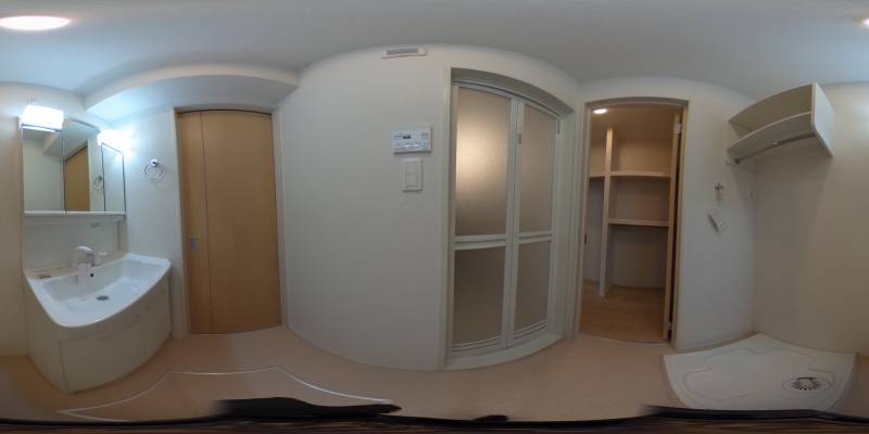 パノラマ画像洗面所